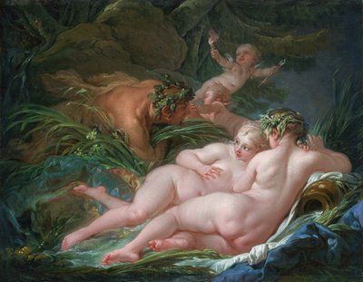 パンとシリンクス 作： François Boucher